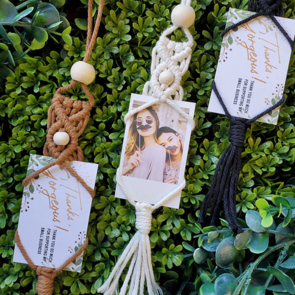 Cotton Macrame Polaroids