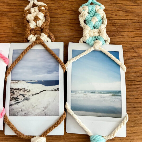 Cotton Macrame Polaroids in 2 Colors