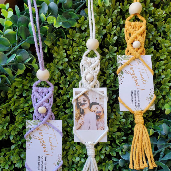 Cotton Macrame Polaroids