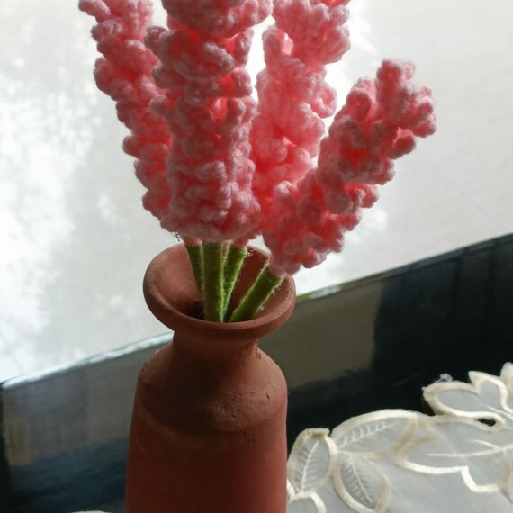 Hand-Knitted Crochet Lavender Stick - Set of 2