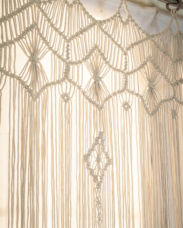 Handmade Macrame Curtains for Doors - 4x8 feet