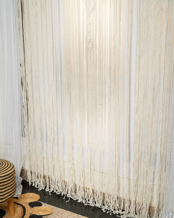 Handmade Macrame Curtains for Doors - 4x8 feet