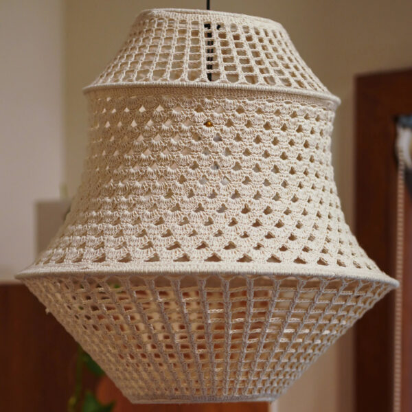 KAAHIRA Crochet Handmade Ceiling Lamp - Cottage