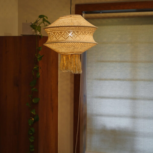 KAAHIRA Crochet Handmade Ceiling Lamp - Bohemian