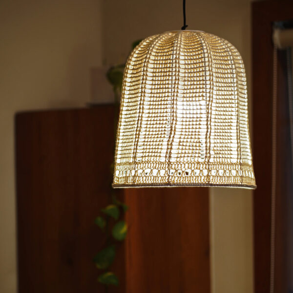 KAAHIRA Crochet Handmade Ceiling Lamp - Scandinavian