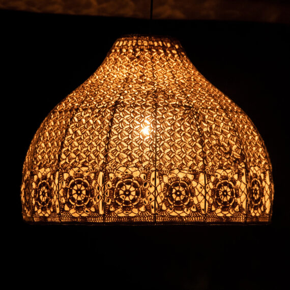 KAAHIRA Crochet Handmade Ceiling Lamp - Victorian