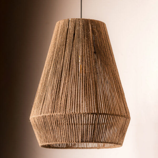 KAAHIRA Jute Handmade Ceiling Lamp - Modern