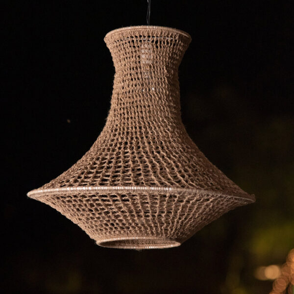 KAAHIRA Crochet Handmade Ceiling Lamp - Coastal