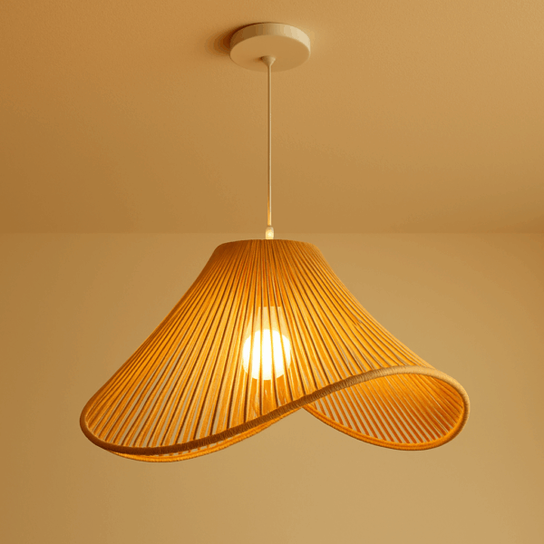 WaveForm Jute Pendant Lamp