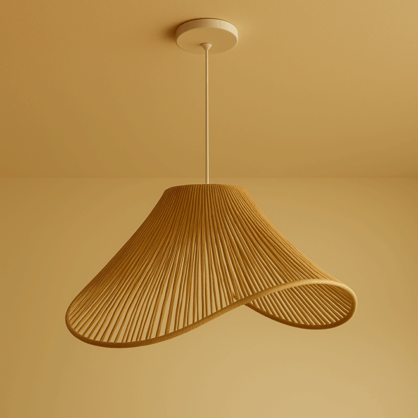 WaveForm Jute Pendant Lamp