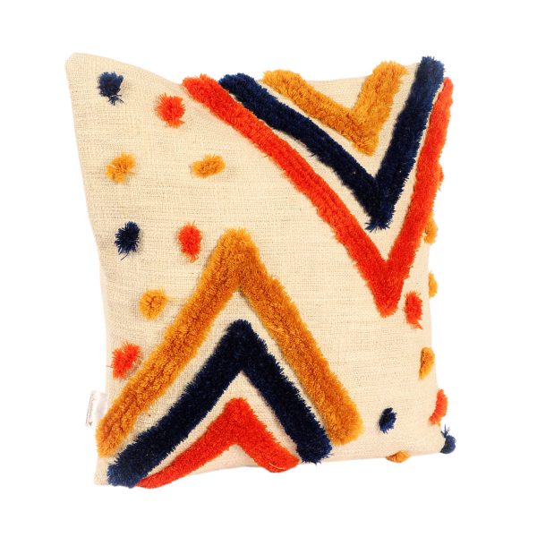 Kaahira Handmade Tufted Tassel Cushion Cover