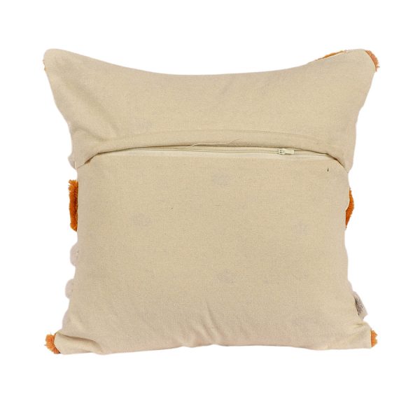 Kaahira Hand-Tufted Butterfly Carved Cushion Cover