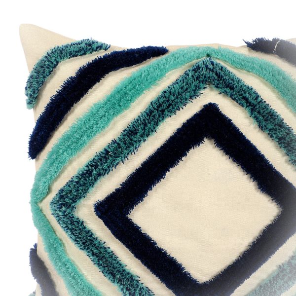 Kaahira Hand-Tufted Cotton Cushion Cover