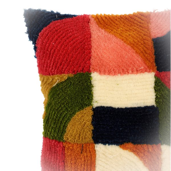 Kaahira Hand-Tufte Throw Cushion Cover