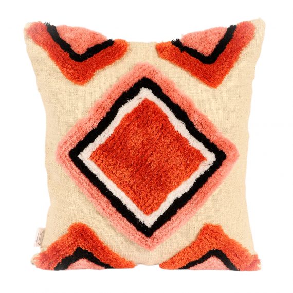 Kaahira Accent Boho Decor Tufted Throw Pillow Cover