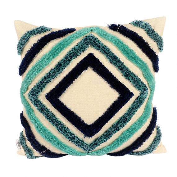 Kaahira Hand-Tufted Cotton Cushion Cover