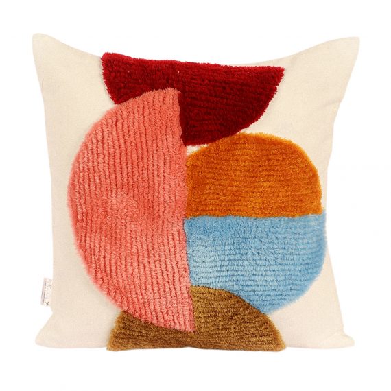 Kaahirab Decorative Hand-Tufted Throw Cushion Cover