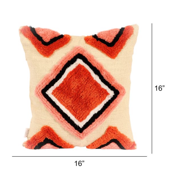 Kaahira Accent Boho Decor Tufted Throw Pillow Cover