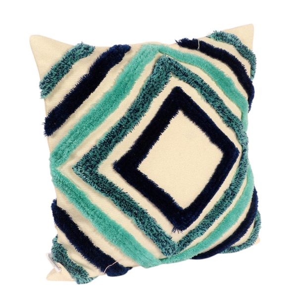 Kaahira Hand-Tufted Cotton Cushion Cover