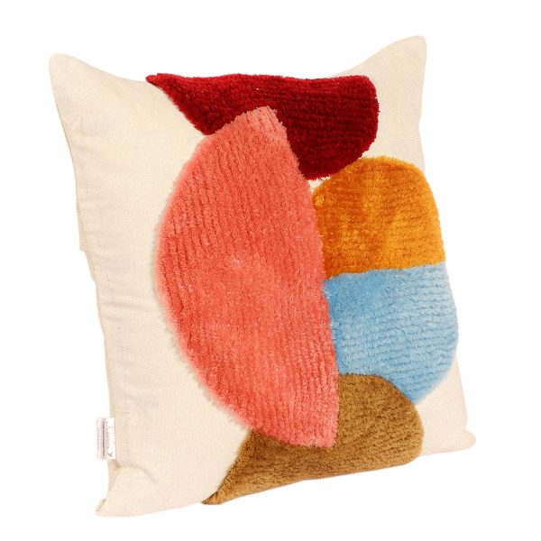 Kaahirab Decorative Hand-Tufted Throw Cushion Cover